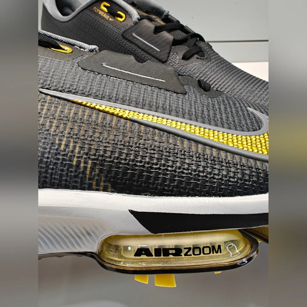 Nike  Air Zoom Infinity Tour 2 Golf Black Infinite Gold Golf Shoes sz Men's 11.5